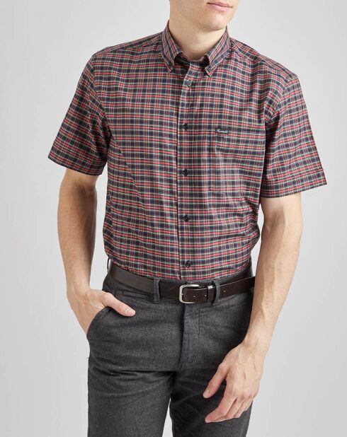 Chemise casual rouge/multicolore