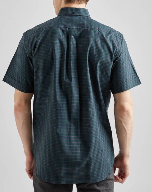 Chemise casual vert/marine