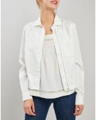 Veste légère en Coton blanche