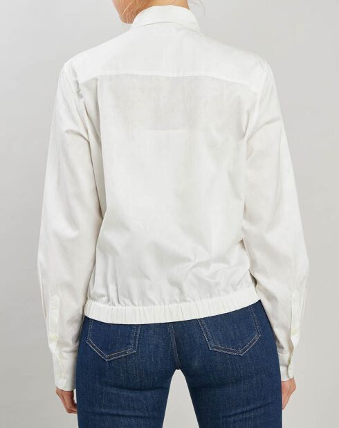 Giacca leggera in cotone bianco