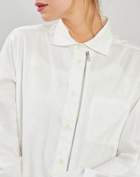 Giacca leggera in cotone bianco