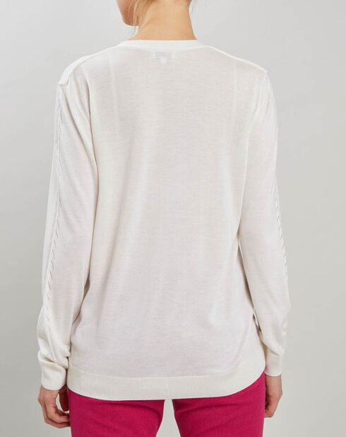 Gilet en Cachemire & Soie écru