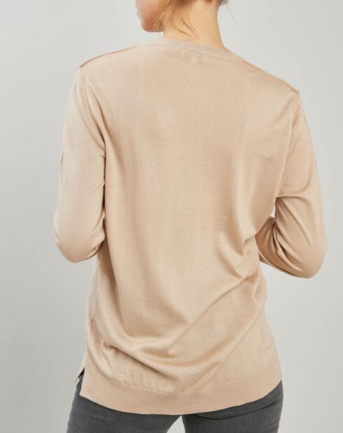 Top en Cachemire & Soie rose