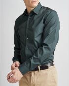 Chemise unie verte