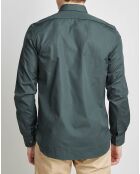 Chemise unie verte