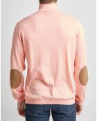 Pull col camionneur saumon