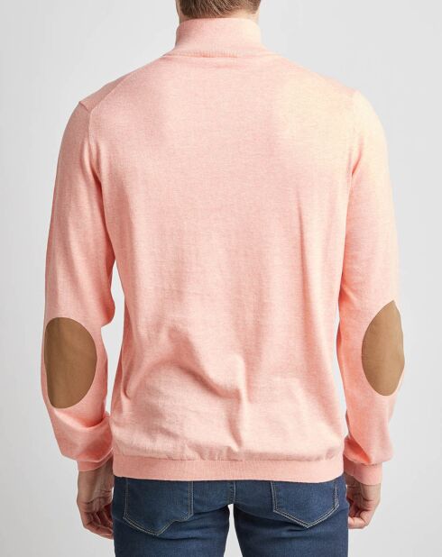 Pull col camionneur saumon