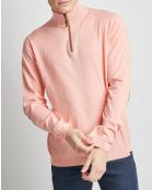 Pull col camionneur saumon
