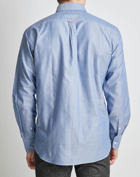 Chemise droite Sport Unie bleue
