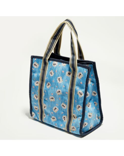 Sac shopping Nina denim - 31x31x16 cm