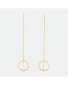 Ohrringe Imaginary Circles aus Gelbgold