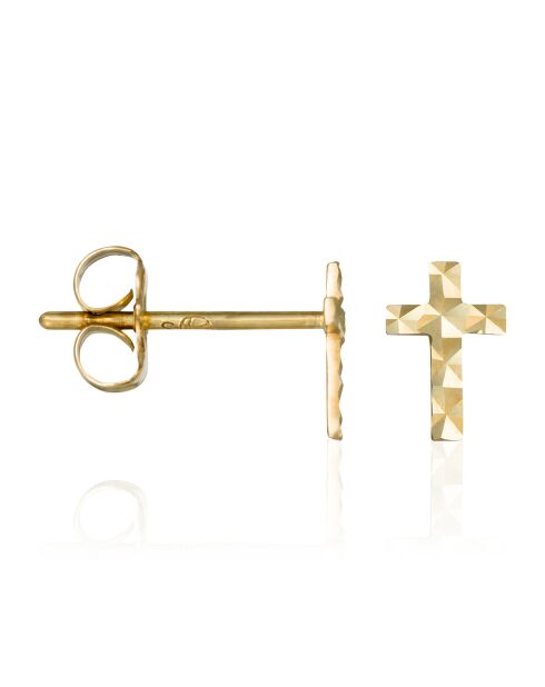 Boucles d'oreilles Faith or jaune