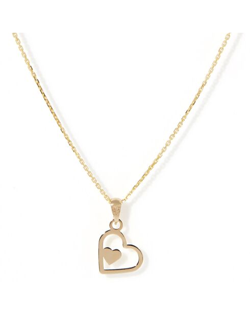 Pendentif Coeur or jaune