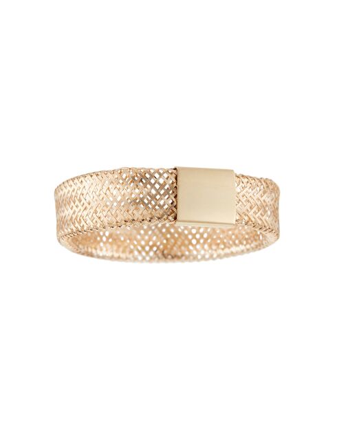 Verstellbarer Ring Vico Scintillant aus Gelbgold