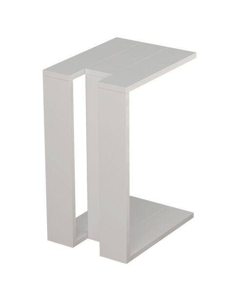 Table d'appoint Muju blanche - 30x57x40 cm
