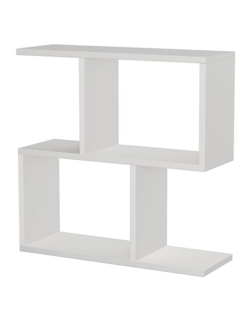 Table d'appoint Mania blanche - 60x60x20 cm
