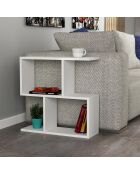 Table d'appoint Mania blanche - 60x60x20 cm
