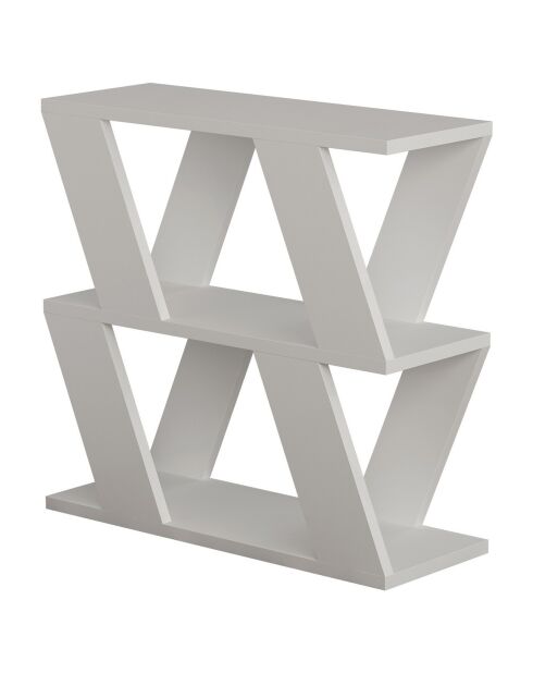 Table d'appoint Lazena blanche - 60x57x22 cm
