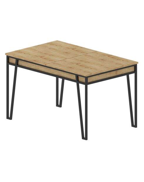 Eikenhouten eettafel Pal - 132-170x80x76 cm