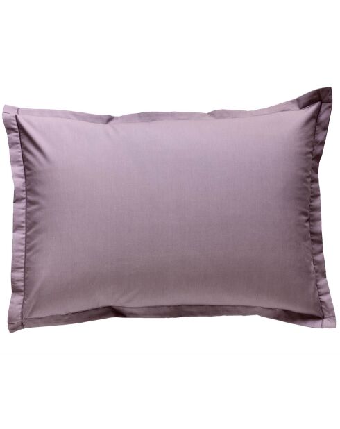 Taie d'oreiller 100% Percale de Coton rose