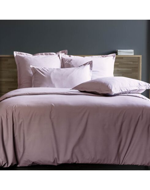 Housse de couette 100% Percale de Coton Lira rose