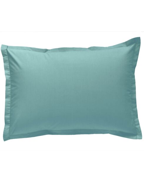 Taie d'oreiller 100% Percale de Coton Tina céladon