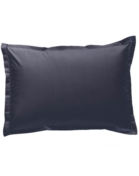 Taie d'oreiller 100% Percale de Coton Tina anthracite