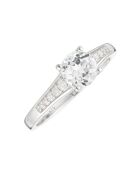 Bague Sirana Diamant 0.106 ct & Topaze blanche 1.553 ct or blanc