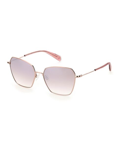 Lunettes de soleil Femme rouge/doré