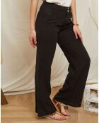 Pantalon 100% Lin Riga noir