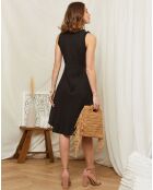 Robe 100% Lin Marilyne noire