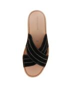 Mules negros de terciopelo Neo Leather