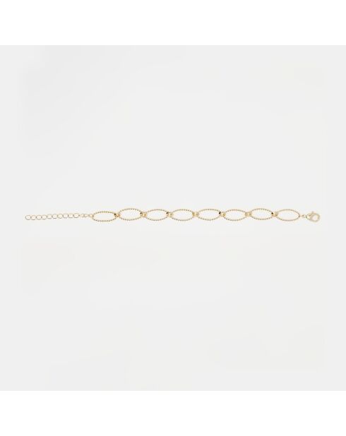 Ariane verstellbares Armband aus goldfarbenem Messing