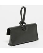 Emy schwarze Lederhandtasche - 22x11x5 cm