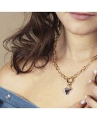 Gouden koperen poppenketting