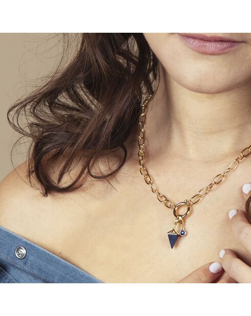 Gouden koperen poppenketting