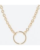 Lukka gouden koperen halsketting