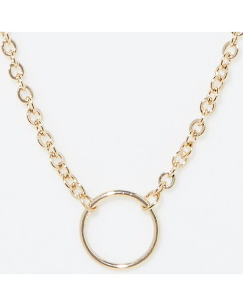 Lukka gouden koperen halsketting