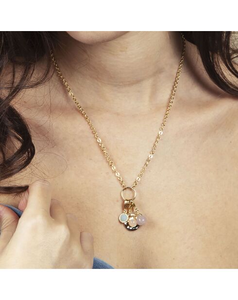 Lukka gouden koperen halsketting