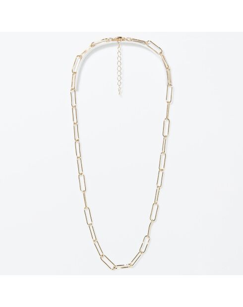 toskanische Halskette aus vergoldetem Messing