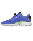 Baskets en Velours de Cuir & Mesh Pod-S3.1 violet/jaune