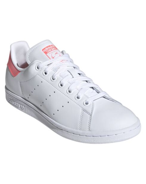 Baskets en Cuir Stan Smith blanc/rose