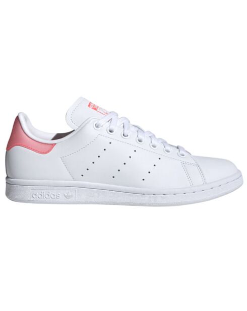 Baskets en Cuir Stan Smith blanc/rose