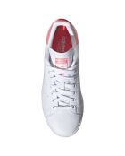 Baskets en Cuir Stan Smith blanc/rose