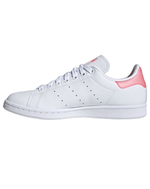 Baskets en Cuir Stan Smith blanc/rose