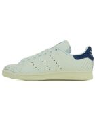 Baskets en Cuir Stan Smith W blanc/marine