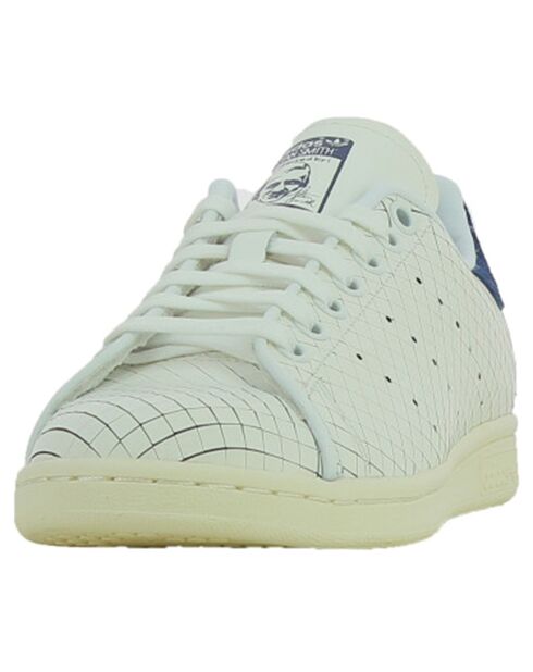 Baskets en Cuir Stan Smith W blanc/marine