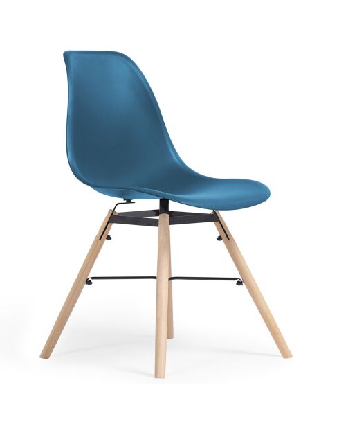 2 Chaises arkken bleu canard - 54.5x82 cm