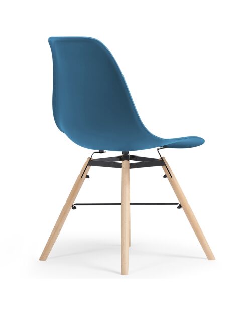 2 Chaises arkken bleu canard - 54.5x82 cm