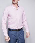 Chemise Slim Fit Refined à rayures rouge/blanc